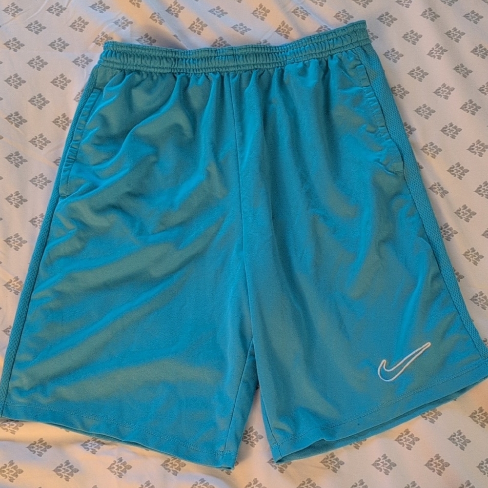 Nike Blue Performance Shorts Lightweight Athletic